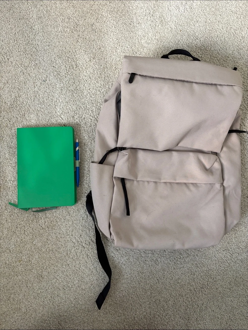 Everlane the ReNew Transit Gray Canvas Backpack
